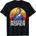 Mister Roper Funny Stanley 80's Sunset Three's - Adult & Kids T-Shirts, Sweatshirts & Hoodies apparel design preview 1