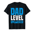 Fathers Day Gamer Dad Dad Level T-Shirt - Fun Novelty Design Unisex - T-Shirt, Sweatshirt, Hoodie