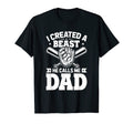 Mens Fathers Day Baseball I Created Beast T-Shirt - Trendy Graphic Unisex - T-Shirt, Sweatshirt, Hoodie