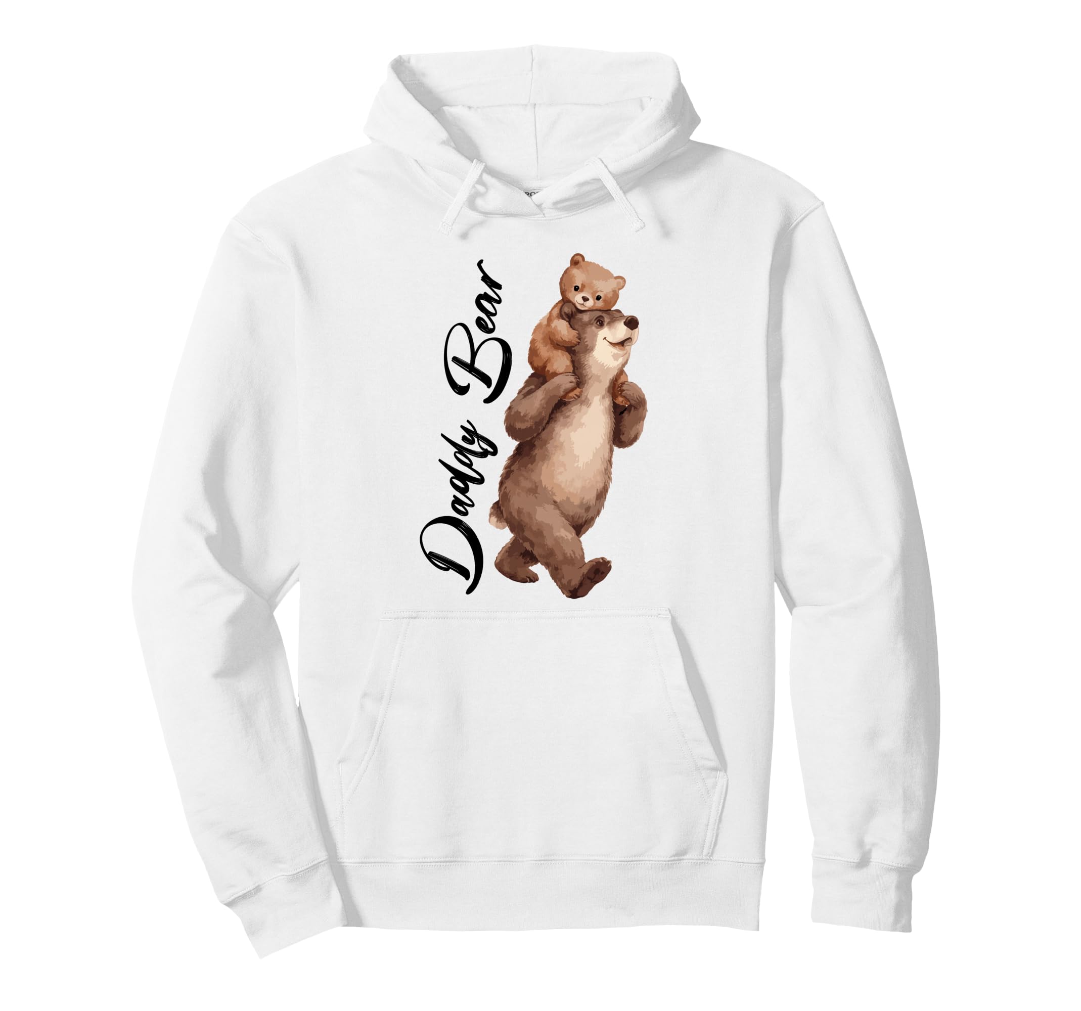 Daddy Bear Family Matching Funny Hoodie - Custom Art Print for Adults - T-Shirt, Sweatshirt, Hoodie