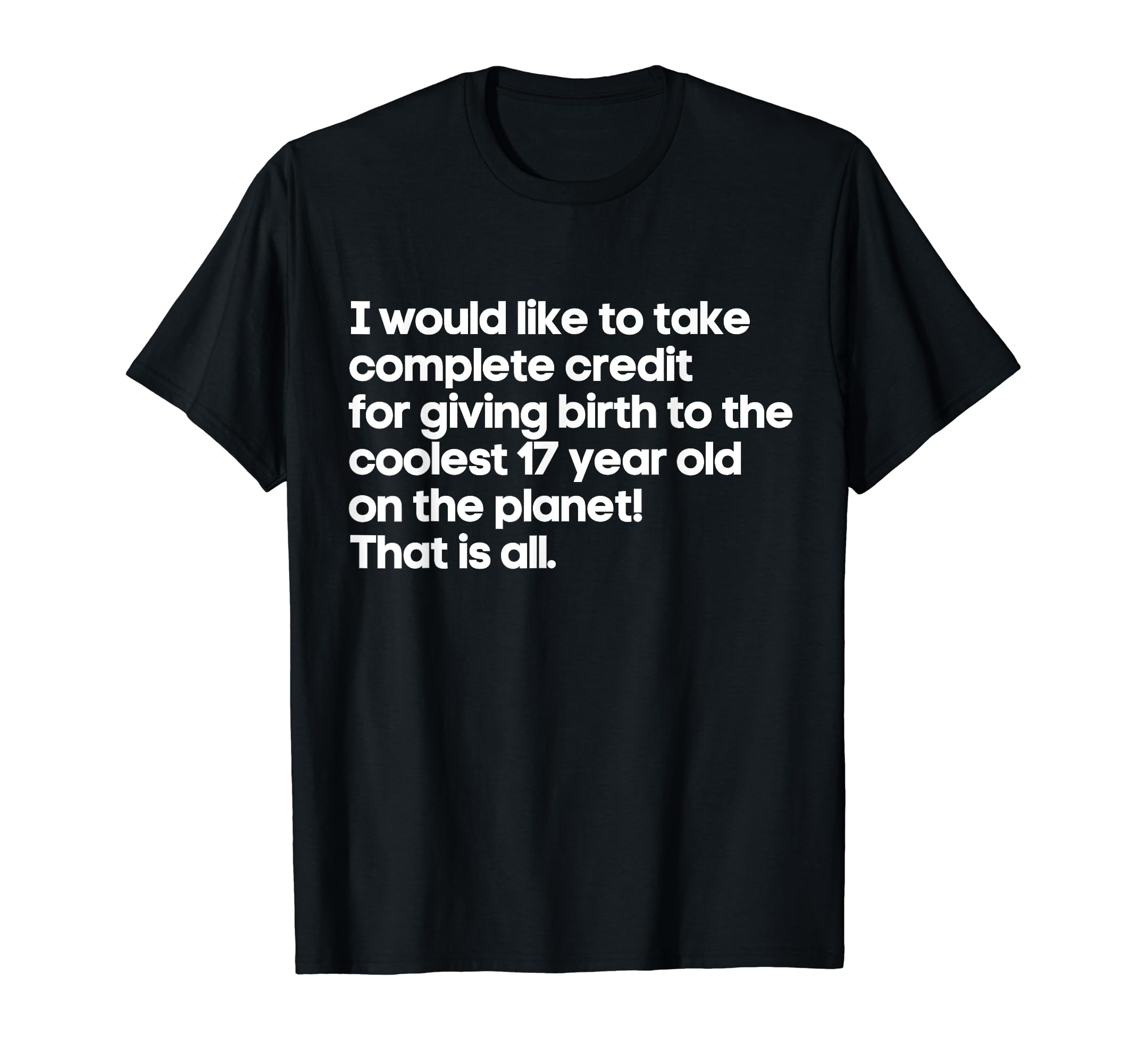 Mom Birthday 17Th 17 Year Old Son T-Shirt - Aesthetic Graphic Unisex - T-Shirt, Sweatshirt, Hoodie