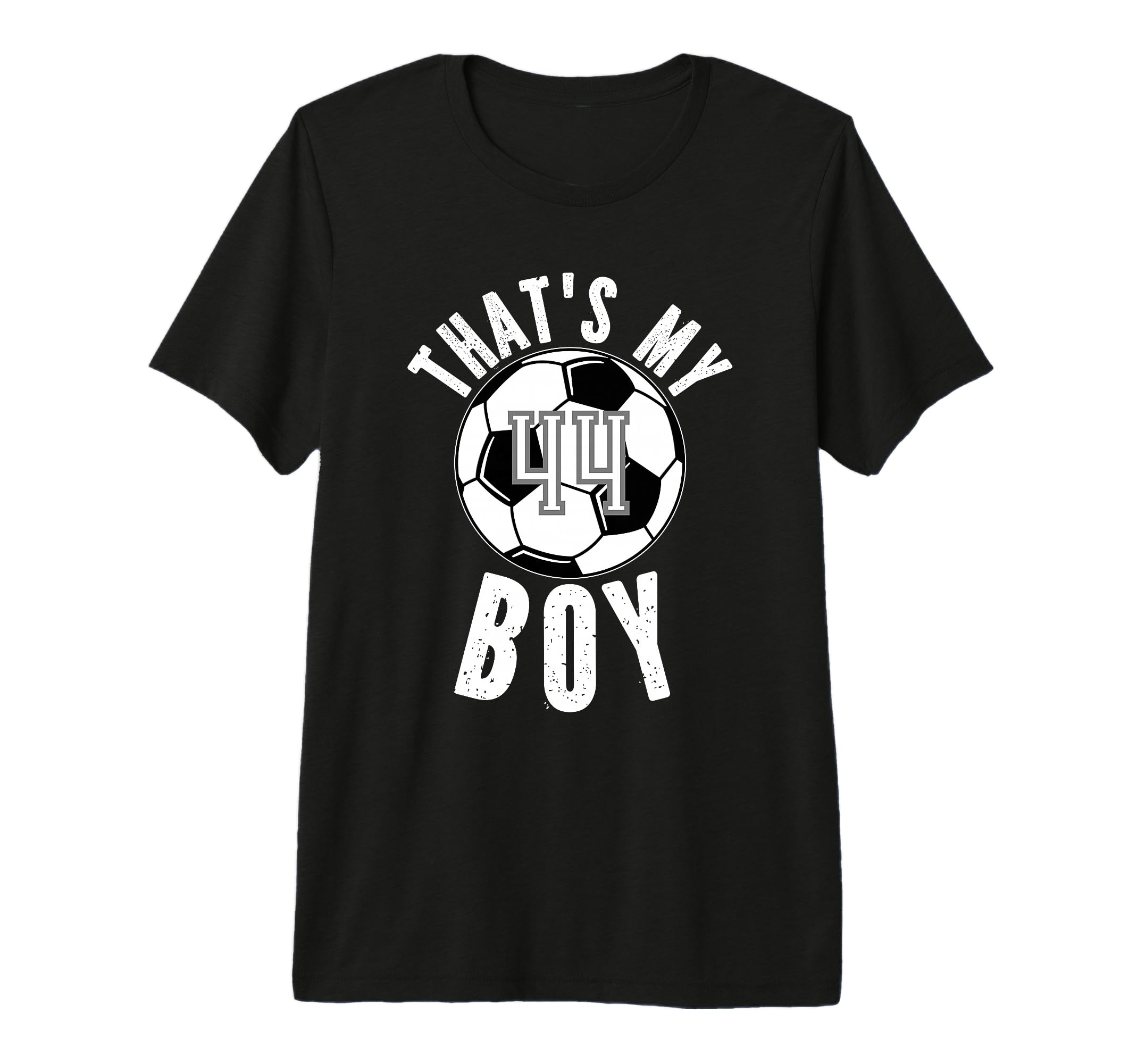 Thats My Soccer Number 44 Tri T-Shirt - Casual Everyday Wear Men Women - T-Shirt, Sweatshirt, Hoodie