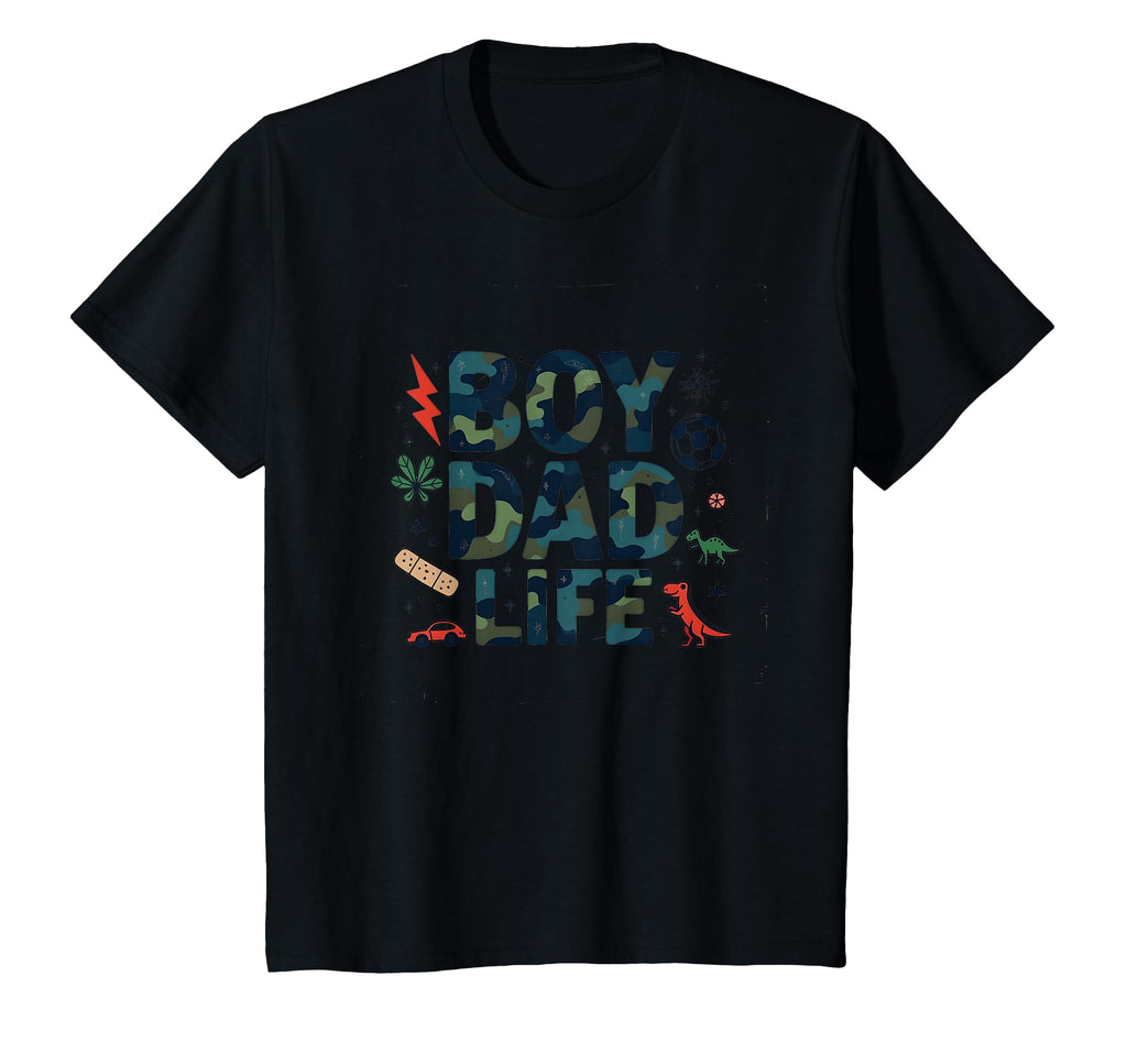 Dad Life Adventure Camo Dinosaur T-Shirt - Unique Graphic for Adults - T-Shirt, Sweatshirt, Hoodie