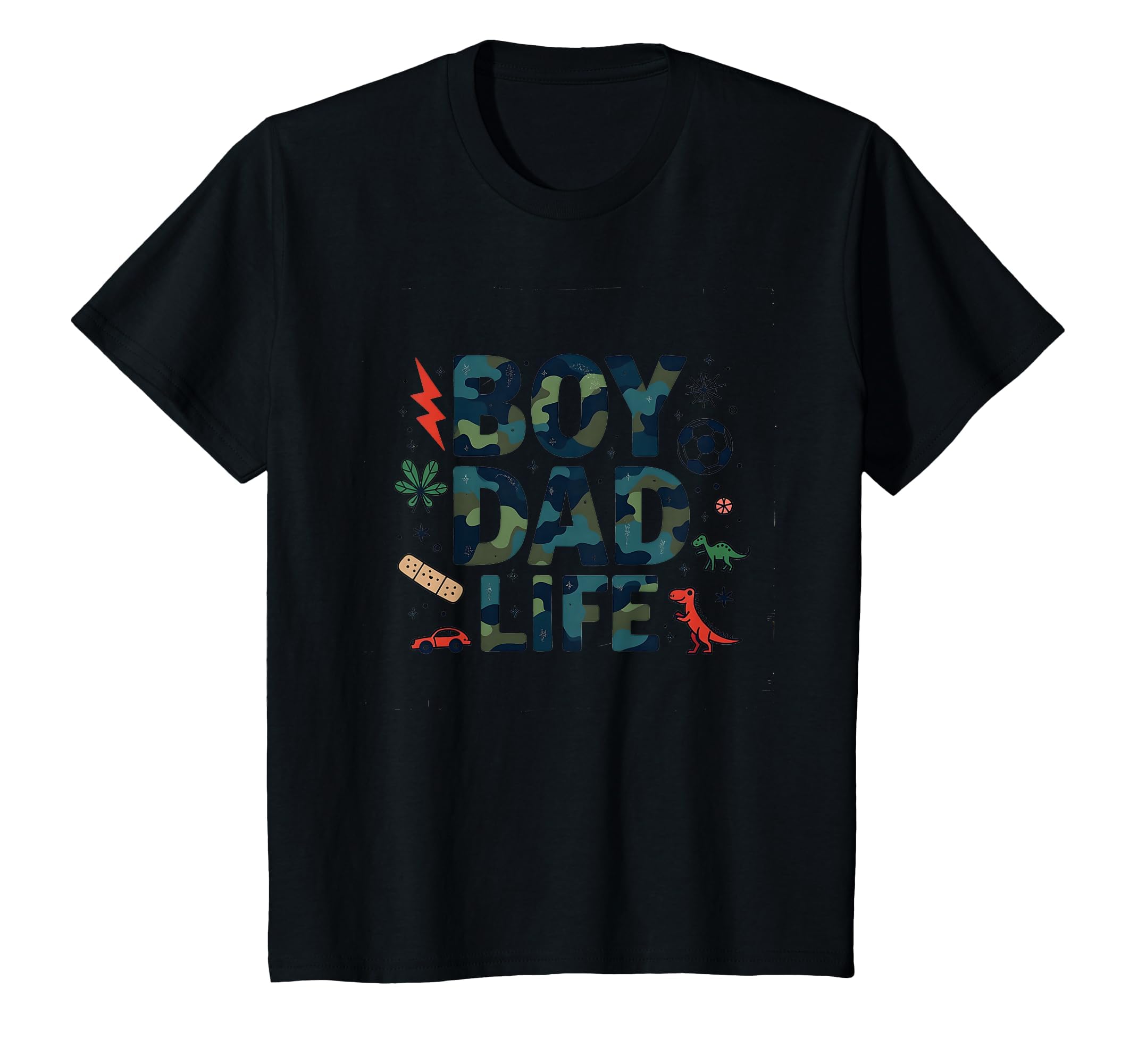 Dad Life Adventure Camo Dinosaur T-Shirt - Unique Graphic for Adults - T-Shirt, Sweatshirt, Hoodie