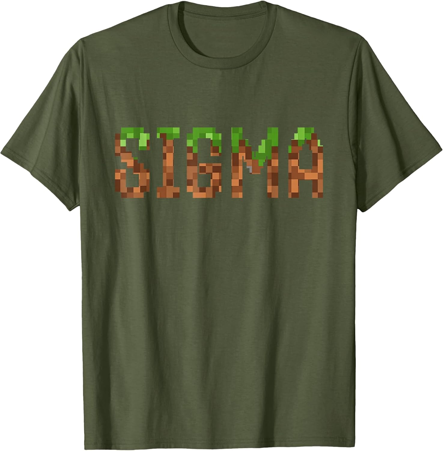 Sigma retro video game pixel art 8-bit pc gamer kids - Adult & Kids T-Shirts, Sweatshirts & Hoodies apparel design preview 1