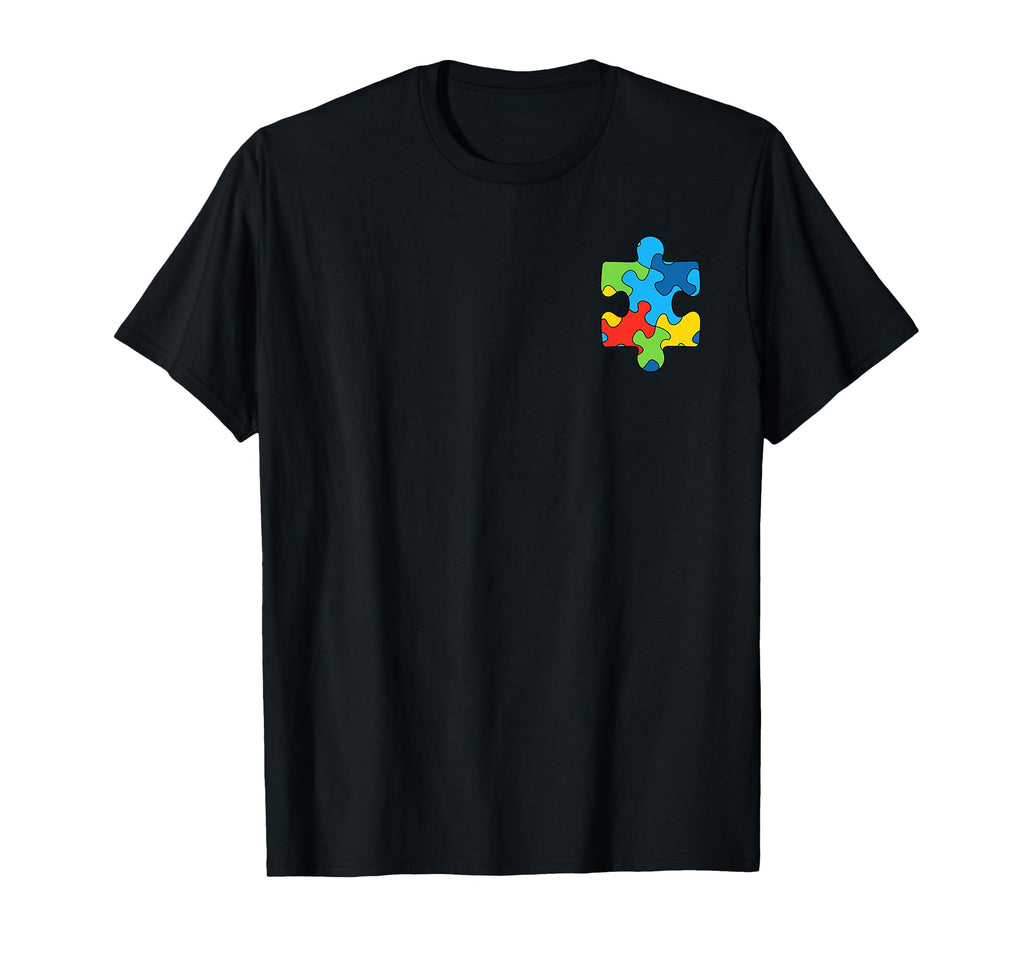 Puzzle Piece Pocket Autism Awareness T-Shirt - Streetwear Style Men Women - T-Shirt, Sweatshirt, Hoodie
