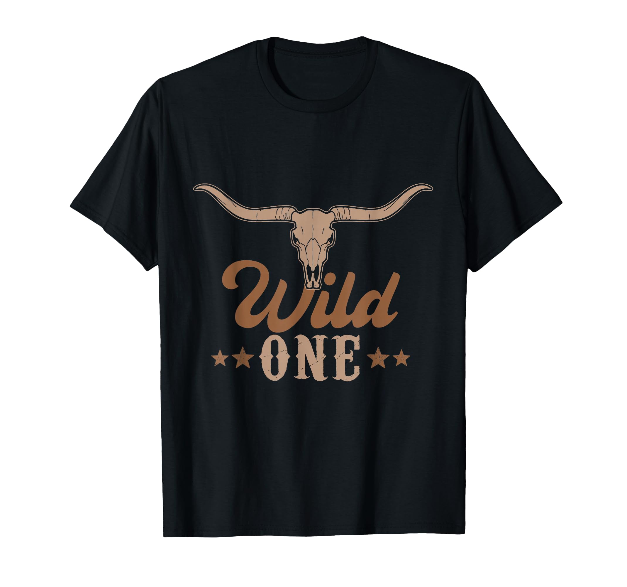 Wild One Cowboy Western Rodeo First T-Shirt - Aesthetic Graphic for Adults - T-Shirt, Sweatshirt, Hoodie