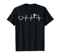 Soccer Heartbeat Heart Soccer Player T-Shirt - Graphic Print for Adults - T-Shirt, Sweatshirt, Hoodie