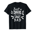 Just Who Loves Her Dad Daddys Little T-Shirt - Graphic Print Unisex - T-Shirt, Sweatshirt, Hoodie