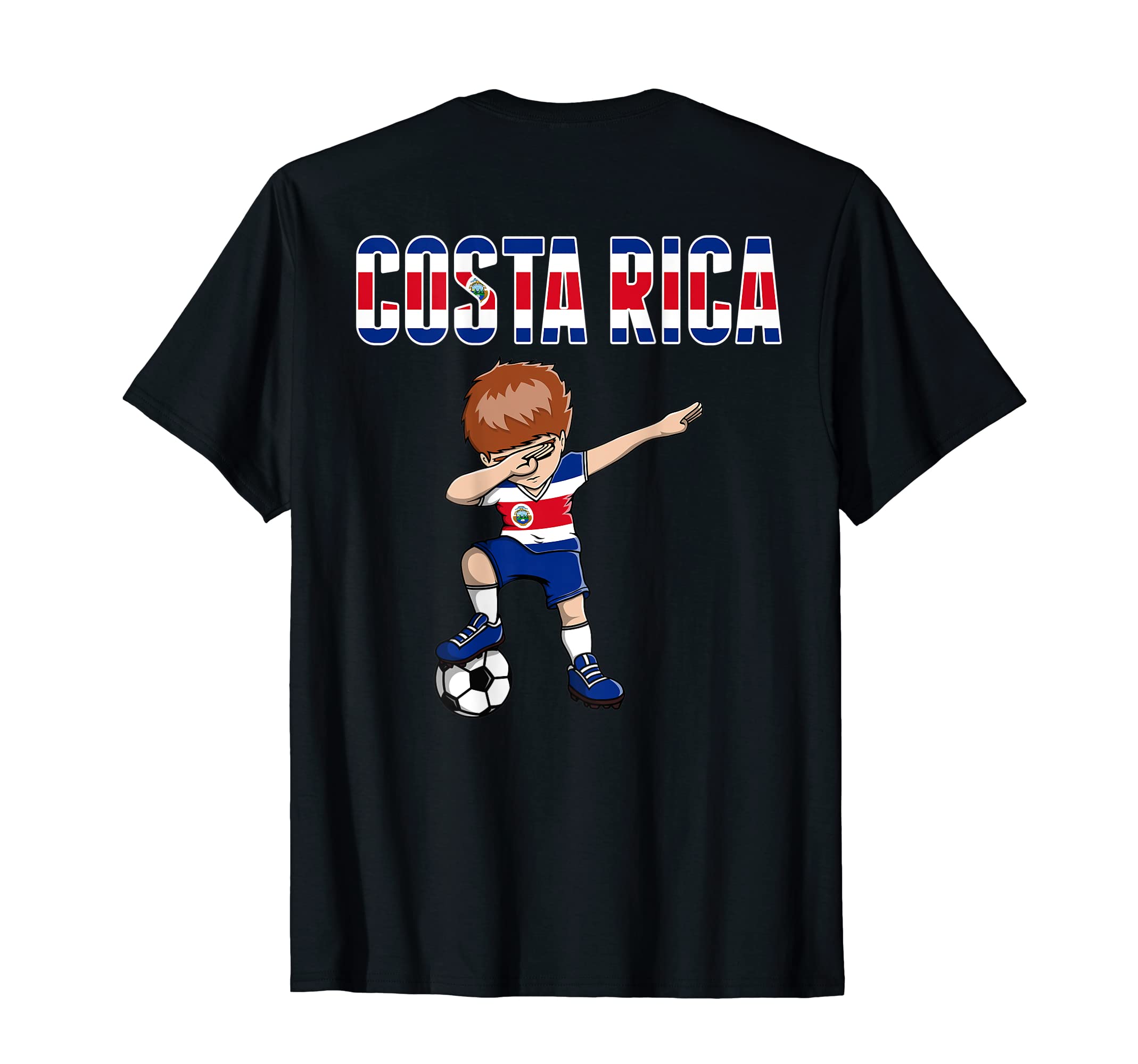 Dabbing Soccer Costa Rica Soccer T-Shirt - Casual Everyday Wear for Adults - T-Shirt, Sweatshirt, Hoodie