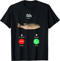 Fih Calling Remind me Message Decline Accept Phone - Adult & Kids T-Shirts, Sweatshirts & Hoodies apparel design preview 1