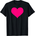 Pink Heart Simple Shaped Cute Minimalist Symbol - Adult & Kids T-Shirts, Sweatshirts & Hoodies apparel design preview 1