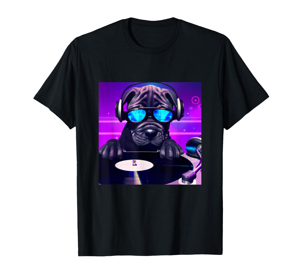 Cane Corso Dj Vaporwave Aesthetic Dog T-Shirt - Trendy Graphic Men Women - T-Shirt, Sweatshirt, Hoodie