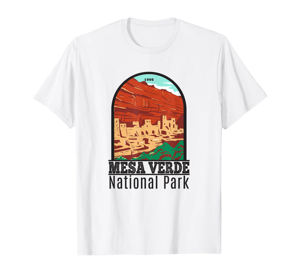 Mesa Verde National Park Colorado T-Shirt - Fun Novelty Design for Adults - T-Shirt, Sweatshirt, Hoodie