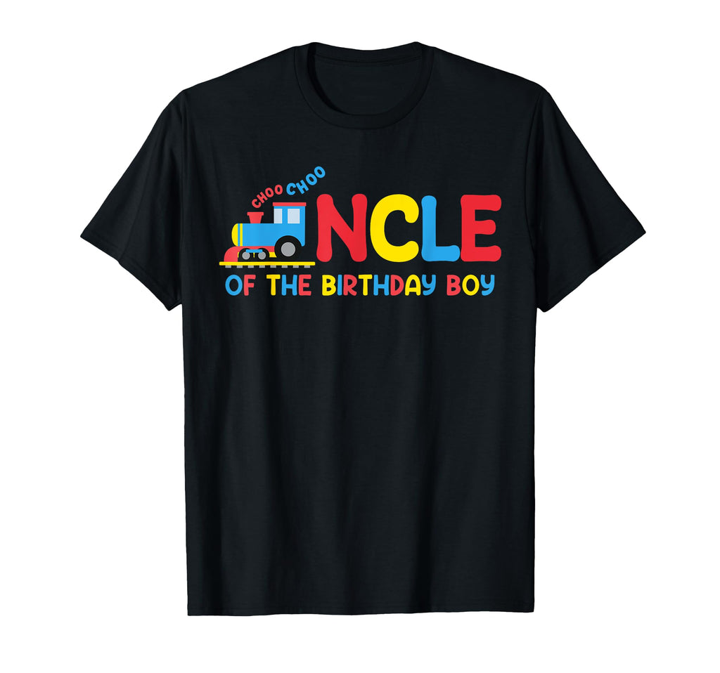 Uncle Birthday Funny Choo Train Family T-Shirt - Unique Graphic Unisex - T-Shirt, Sweatshirt, Hoodie