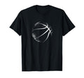 Basketball Silhouette Basketball T-Shirt - Minimalist Print for Adults - T-Shirt, Sweatshirt, Hoodie
