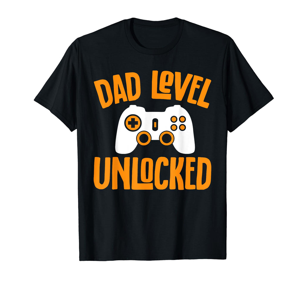 Funny Fathers Day Dad Level Unlocked T-Shirt - Custom Art Print Unisex - T-Shirt, Sweatshirt, Hoodie