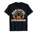 Dad Level Unlocked Gamer Dad Video Game T-Shirt - Minimalist Print Unisex - T-Shirt, Sweatshirt, Hoodie