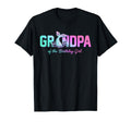 Grandpa Birthday Mermaid Matching T-Shirt - Casual Everyday Wear Men Women - T-Shirt, Sweatshirt, Hoodie