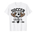 Soccer Sister Womens Soccer Sister T-Shirt - Novelty Apparel Men Women - T-Shirt, Sweatshirt, Hoodie