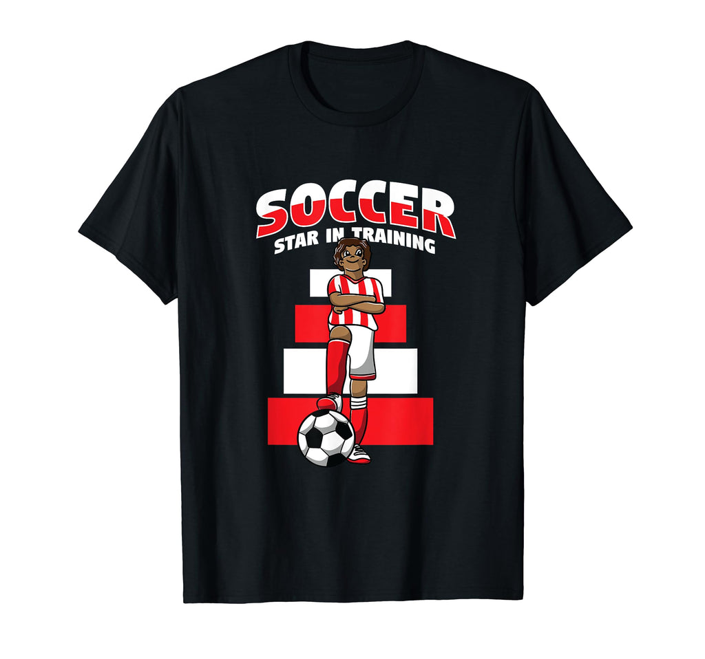 Soccer Star Training Football T-Shirt - Aesthetic Graphic Men Women - T-Shirt, Sweatshirt, Hoodie