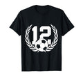 Number 12 Years Soccer 12Th Birthday T-Shirt - Graphic Print Men Women - T-Shirt, Sweatshirt, Hoodie