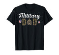 Military Dad American Flag Soldier Dad T-Shirt - Streetwear Style Unisex - T-Shirt, Sweatshirt, Hoodie