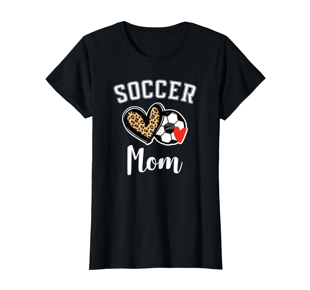 Soccer Mom Leopard Heart T-Shirt - Streetwear Style Men Women - T-Shirt, Sweatshirt, Hoodie