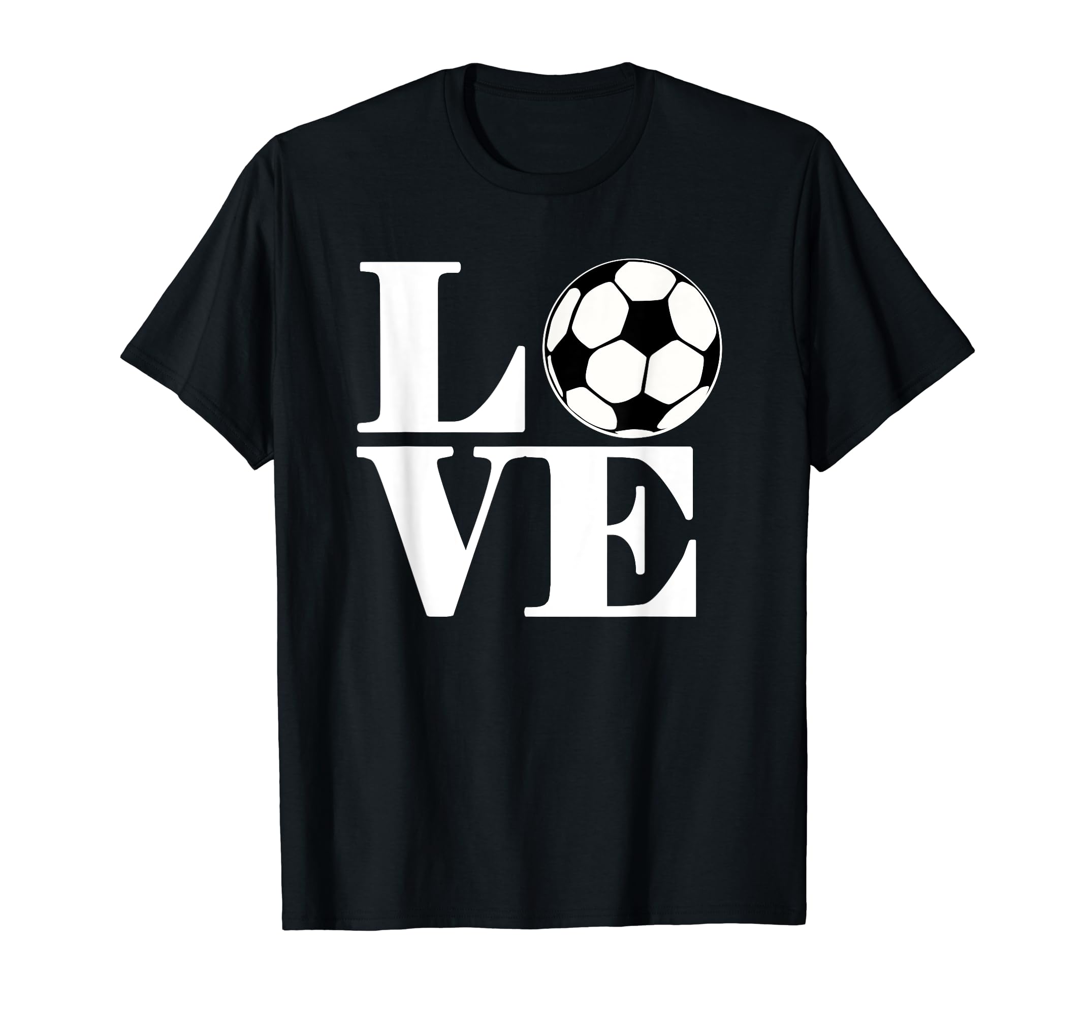 Love Soccer Soccer Ball Soccer Players T-Shirt - Unique Graphic for Adults - T-Shirt, Sweatshirt, Hoodie