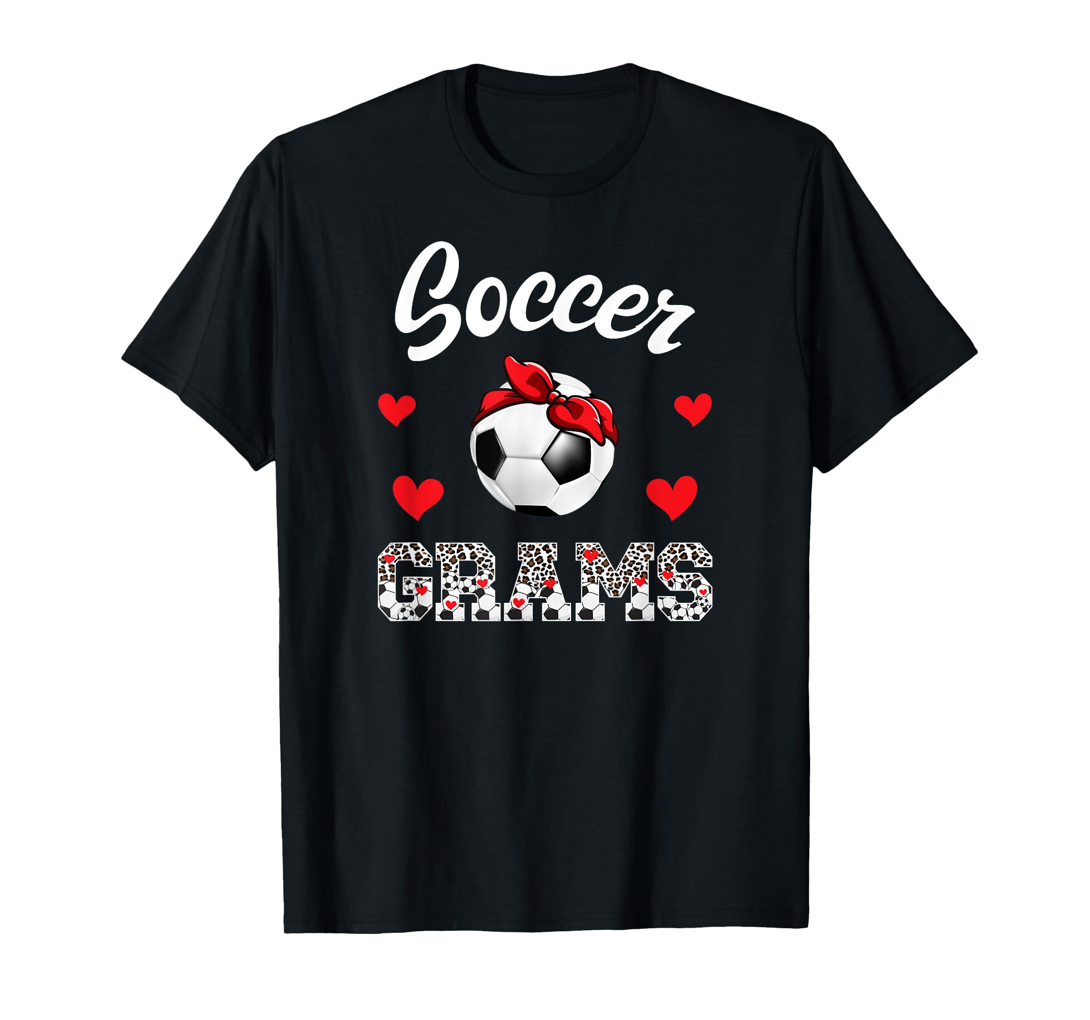 Soccer Grams Leopard Grandma Grams T-Shirt - Trendy Graphic Men Women - T-Shirt, Sweatshirt, Hoodie