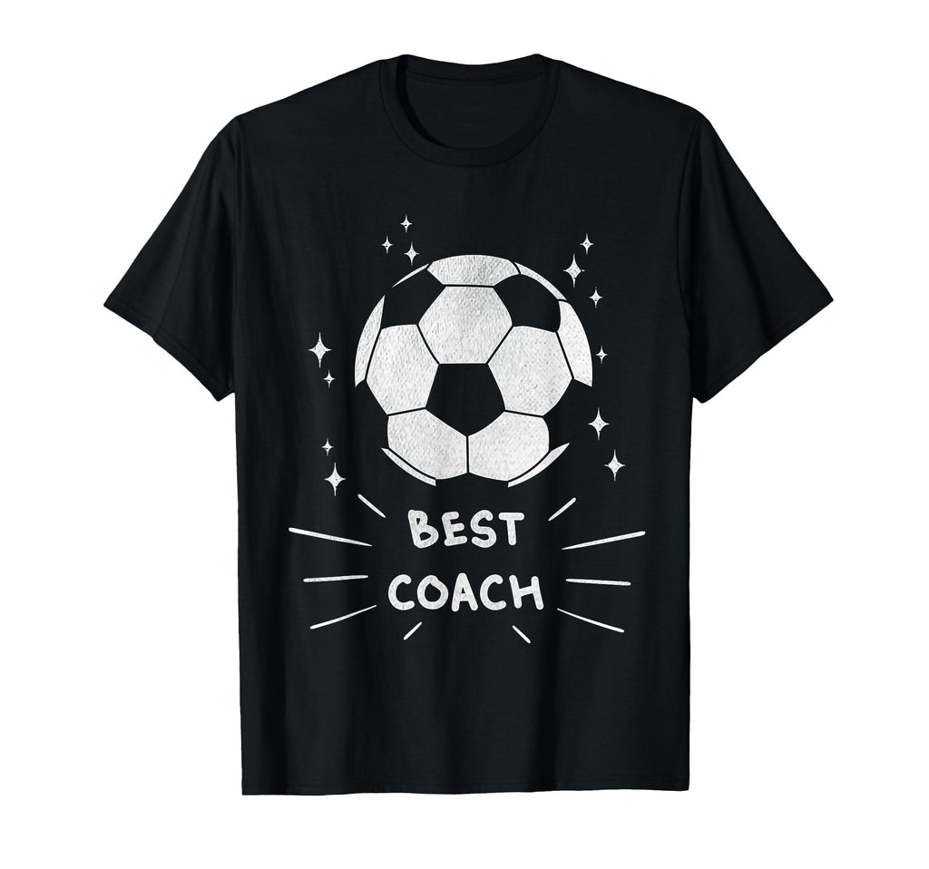 Best Soccer Coach Soccer Ball Soccer T-Shirt - Minimalist Print for Adults - T-Shirt, Sweatshirt, Hoodie