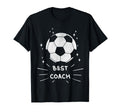 Best Soccer Coach Soccer Ball Soccer T-Shirt - Minimalist Print for Adults - T-Shirt, Sweatshirt, Hoodie