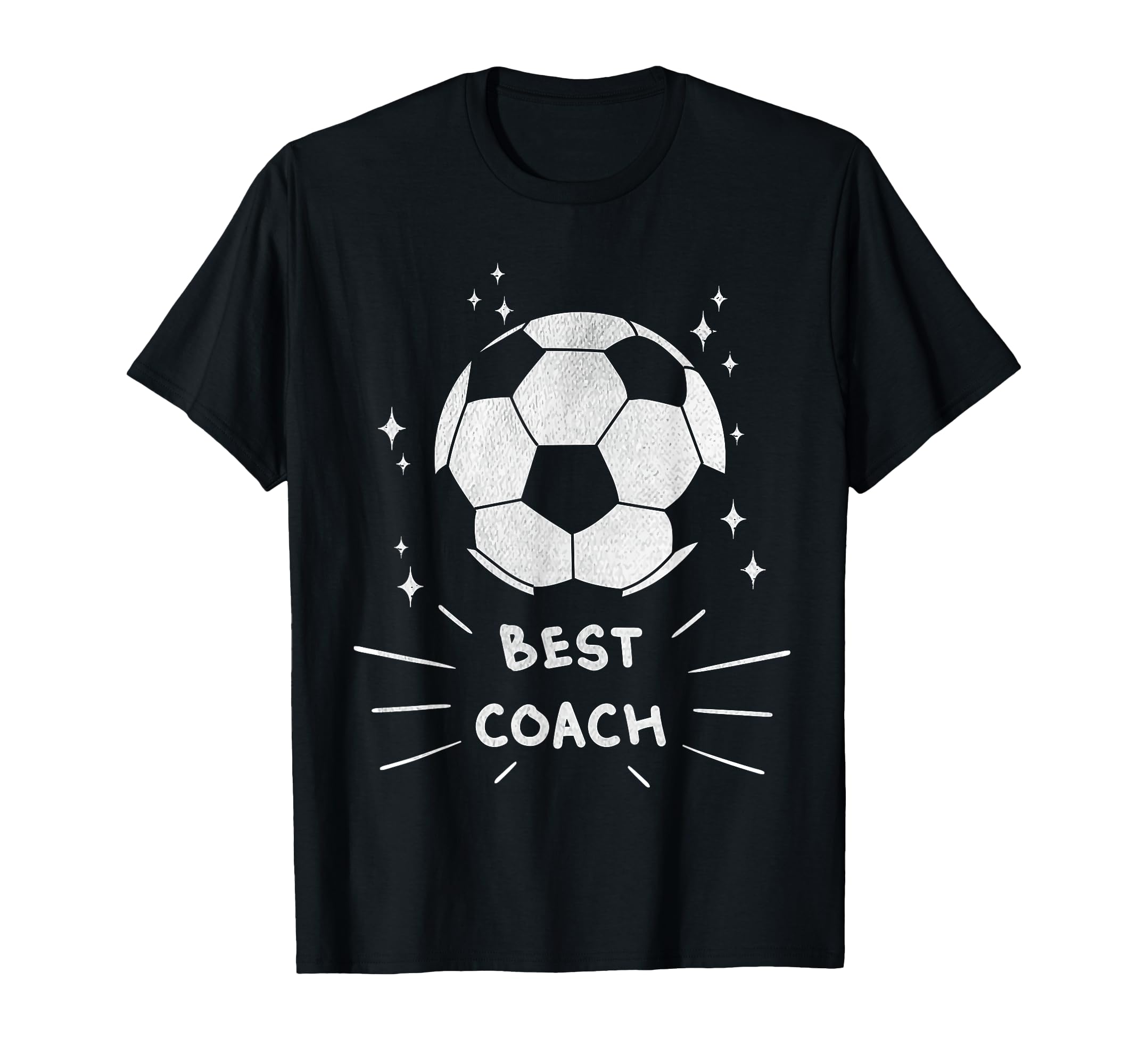Best Soccer Coach Soccer Ball Soccer T-Shirt - Minimalist Print for Adults - T-Shirt, Sweatshirt, Hoodie