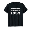 Awesome Since 1954 66 Years Old 64Rd T-Shirt - Unique Graphic for Adults - T-Shirt, Sweatshirt, Hoodie