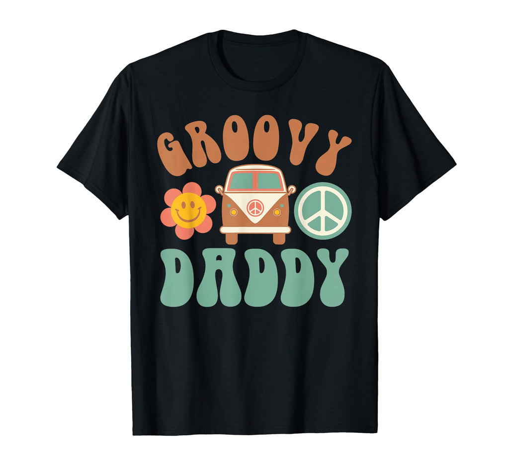 Groovy Daddy Matching Family T-Shirt - Custom Art Print for Adults - T-Shirt, Sweatshirt, Hoodie