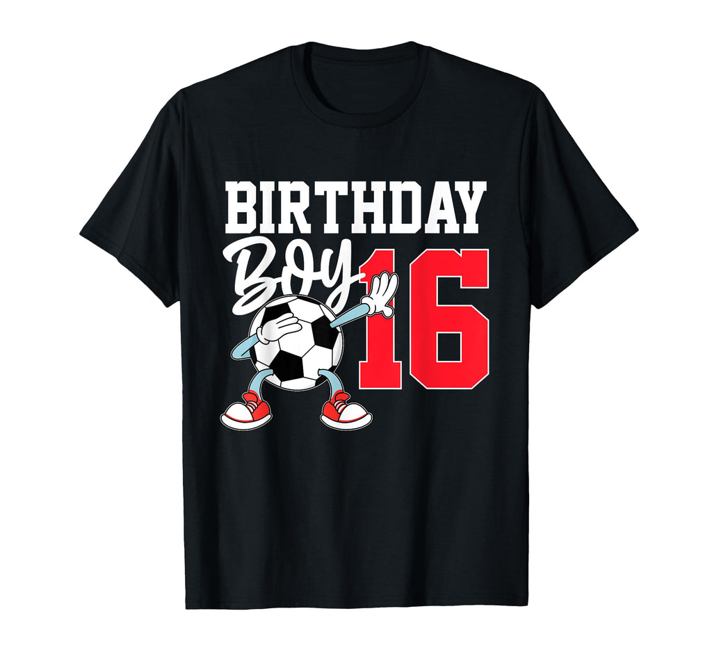 16Th Birthday Football Soccer 16 Year T-Shirt - Unique Graphic for Adults - T-Shirt, Sweatshirt, Hoodie
