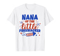 Nana Little Firecracker Fourth July T-Shirt - Fun Novelty Design Unisex - T-Shirt, Sweatshirt, Hoodie