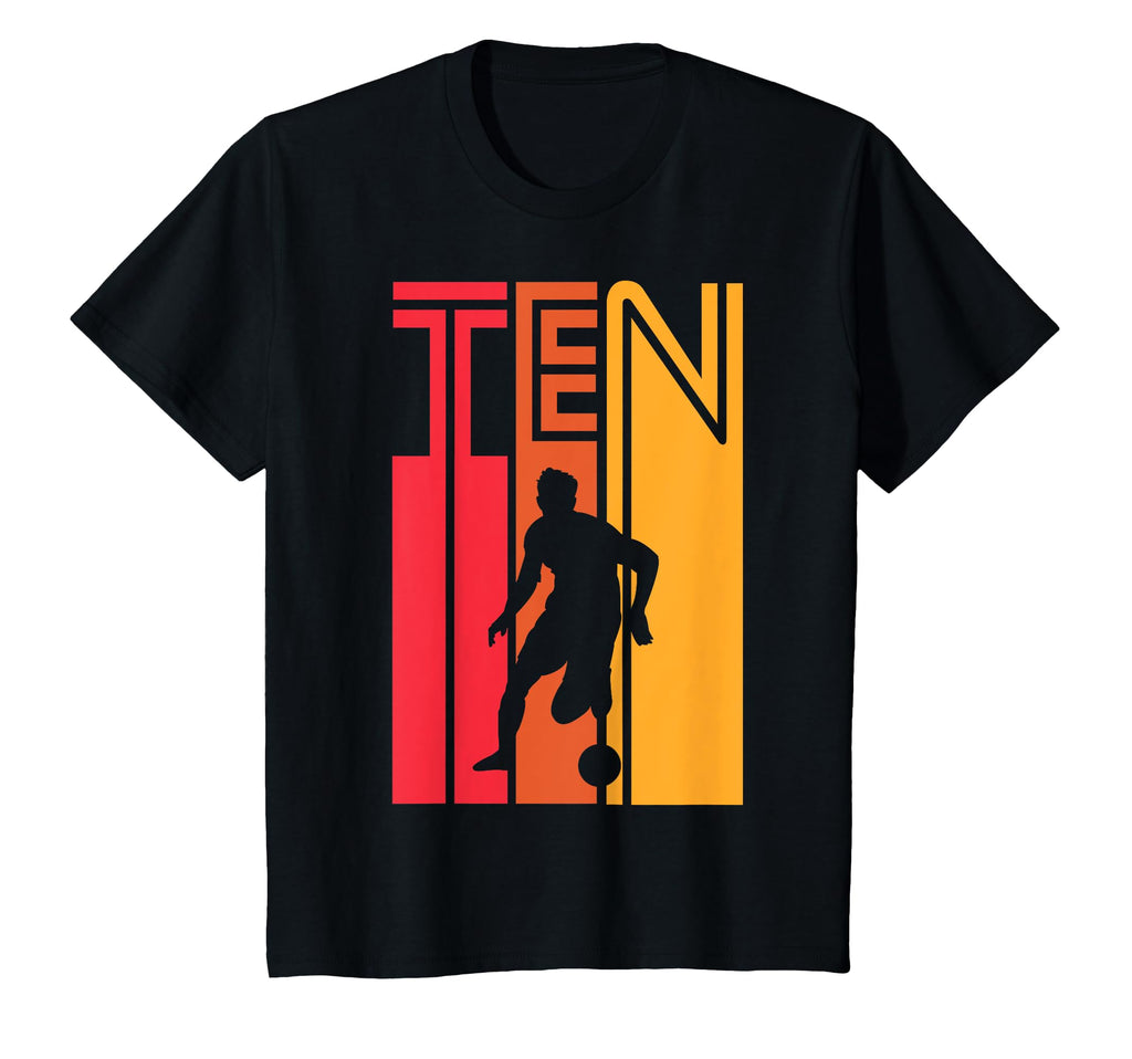 10 Years Soccer Gift 10Th T-Shirt - Casual Everyday Wear for Adults - T-Shirt, Sweatshirt, Hoodie