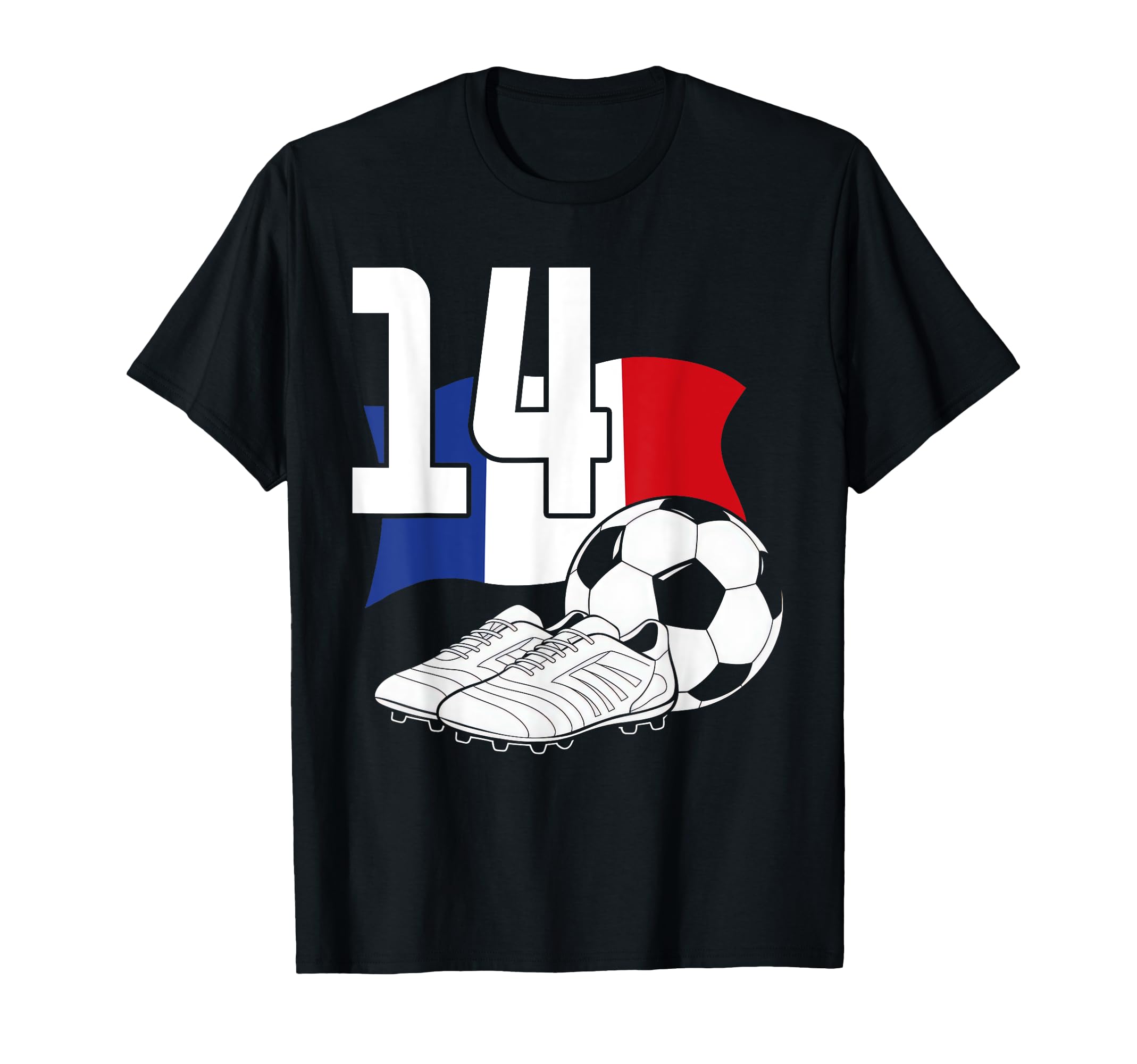 14 Soccer Birthday Gift Soccer Fan T-Shirt - Aesthetic Graphic Men Women - T-Shirt, Sweatshirt, Hoodie