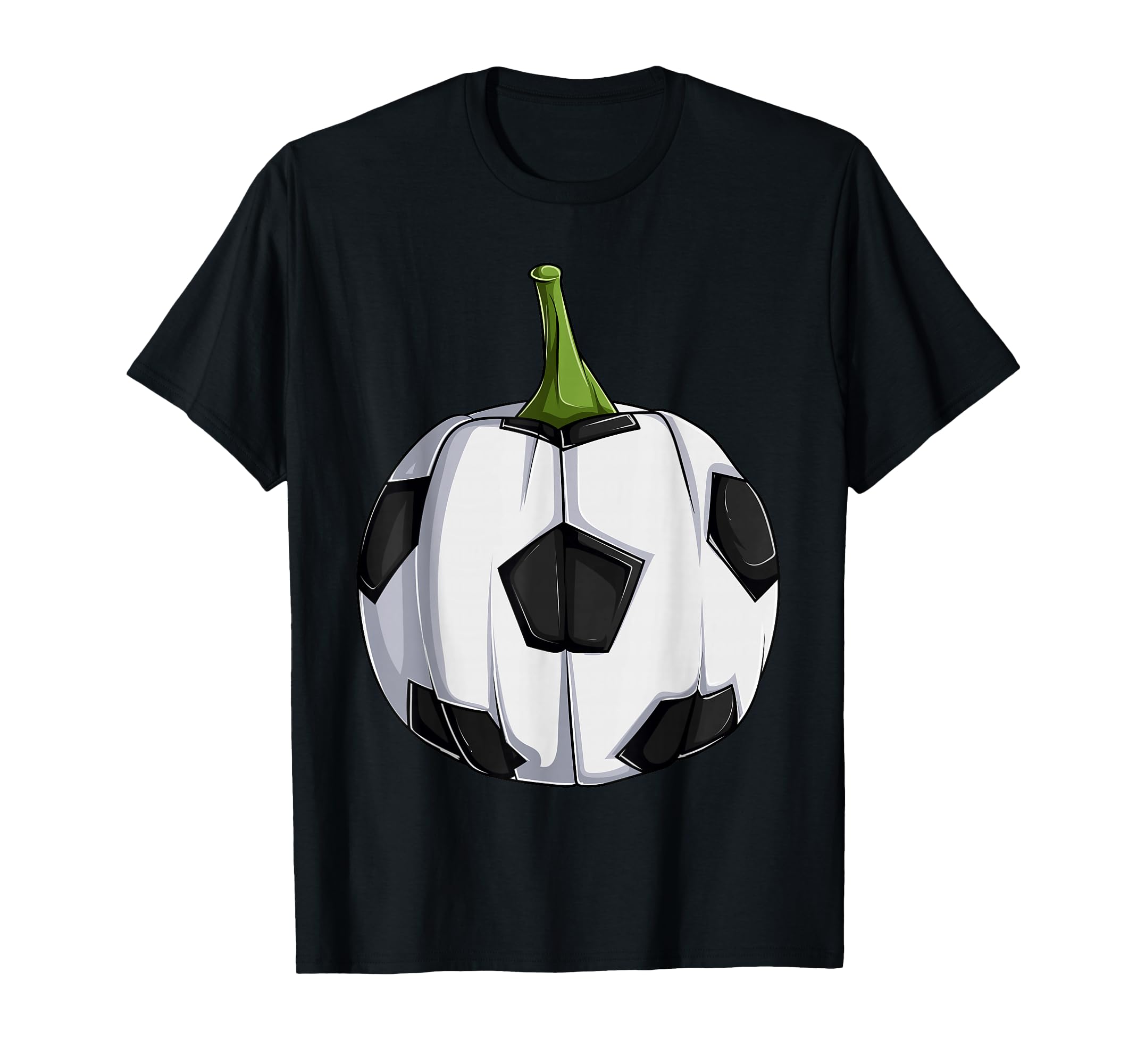 Soccerball Pumpkin Halloween Soccer T-Shirt - Minimalist Print Men Women - T-Shirt, Sweatshirt, Hoodie