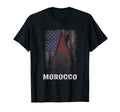 Moorish American Morocco Flag T-Shirt - Minimalist Print for Adults - T-Shirt, Sweatshirt, Hoodie