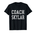 Coach Skylar Custom Football Soccer T-Shirt - Minimalist Print Men Women - T-Shirt, Sweatshirt, Hoodie