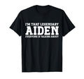 Aiden Gifts Aiden Name Birthday Gifts Sweatshirt - Unique Graphic Unisex - T-Shirt, Sweatshirt, Hoodie