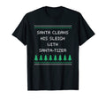 Santa Cleans His Sleigh Santa T-Shirt - Fun Novelty Design for Adults - T-Shirt, Sweatshirt, Hoodie