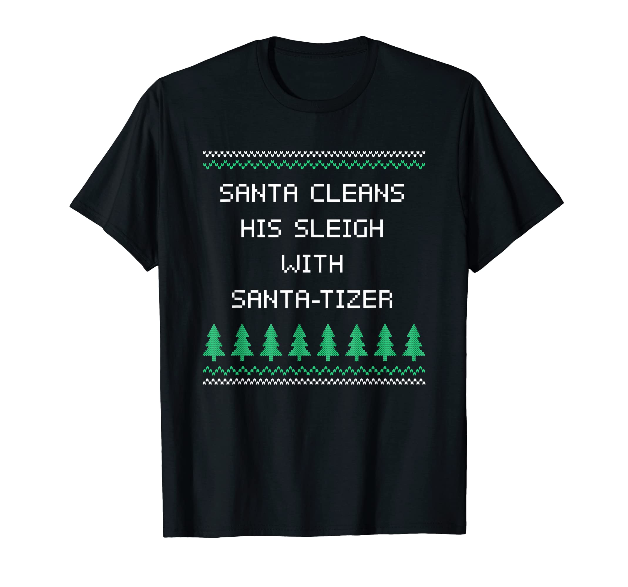 Santa Cleans His Sleigh Santa T-Shirt - Fun Novelty Design for Adults - T-Shirt, Sweatshirt, Hoodie