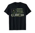U S Army Dad Camo American Flag Veteran T-Shirt - Unique Graphic Unisex - T-Shirt, Sweatshirt, Hoodie