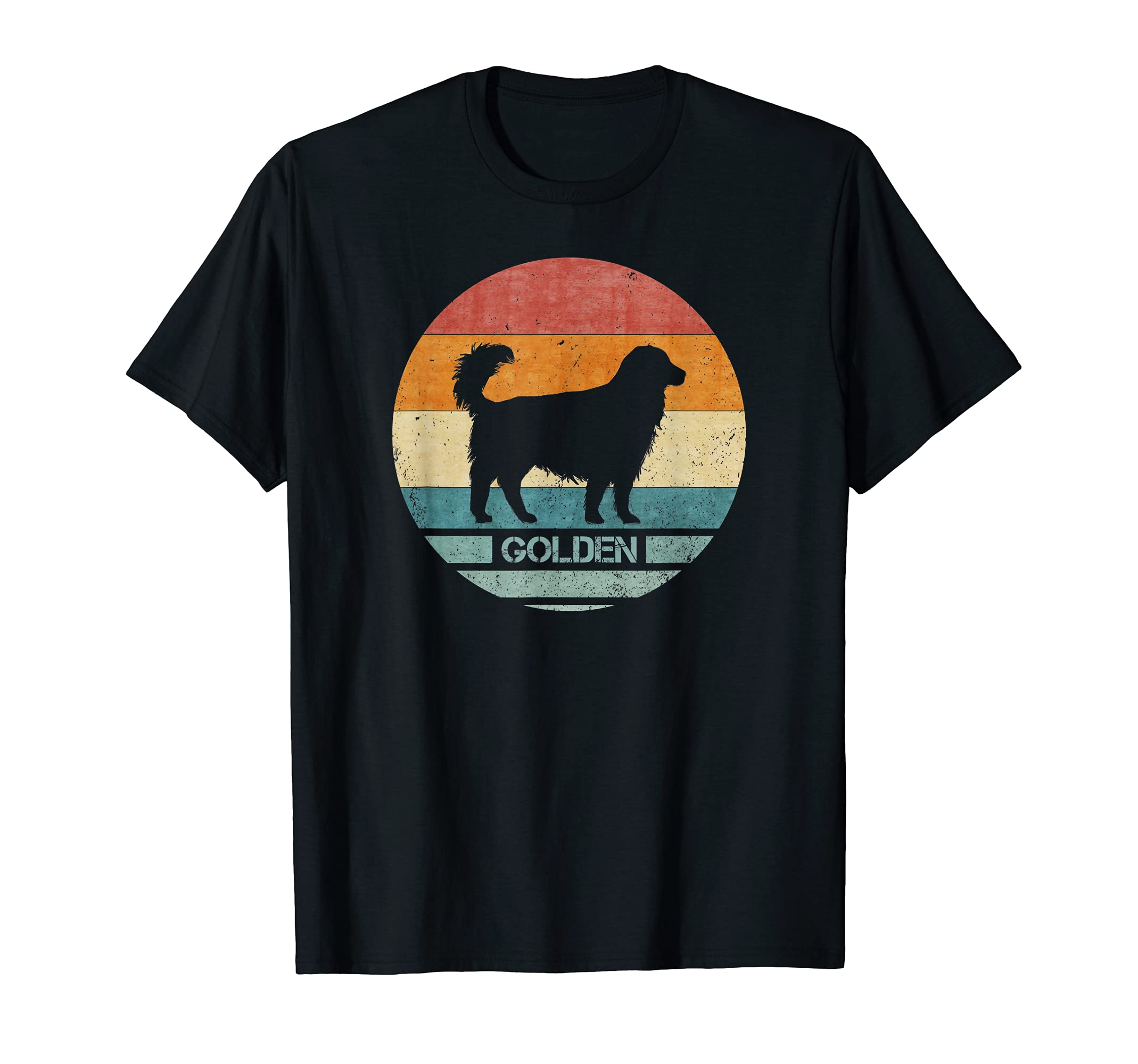 Golden Retriever Dog Silhouette T-Shirt - Streetwear Style for Adults - T-Shirt, Sweatshirt, Hoodie