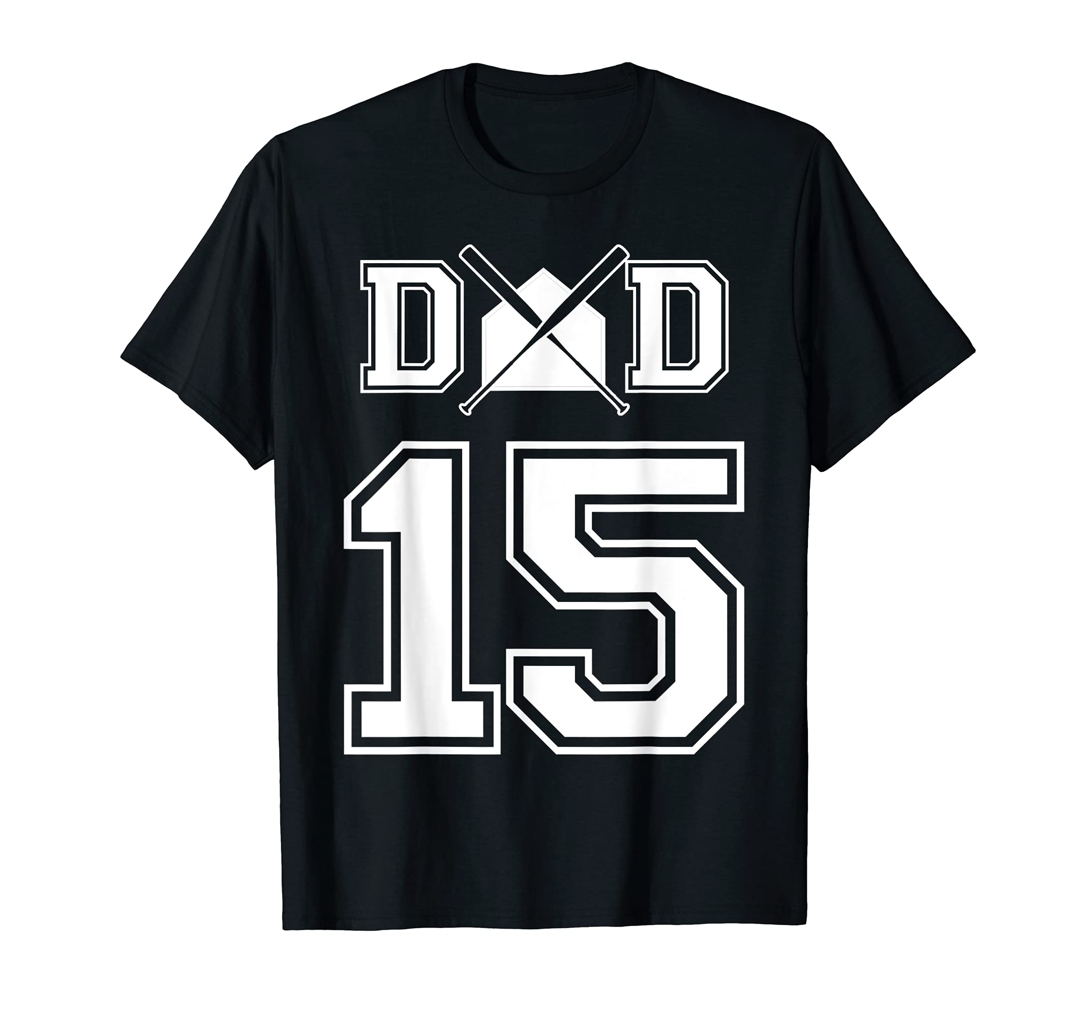 Number 15 Players Biggest Fan Baseball T-Shirt - Unique Graphic Men Women - T-Shirt, Sweatshirt, Hoodie
