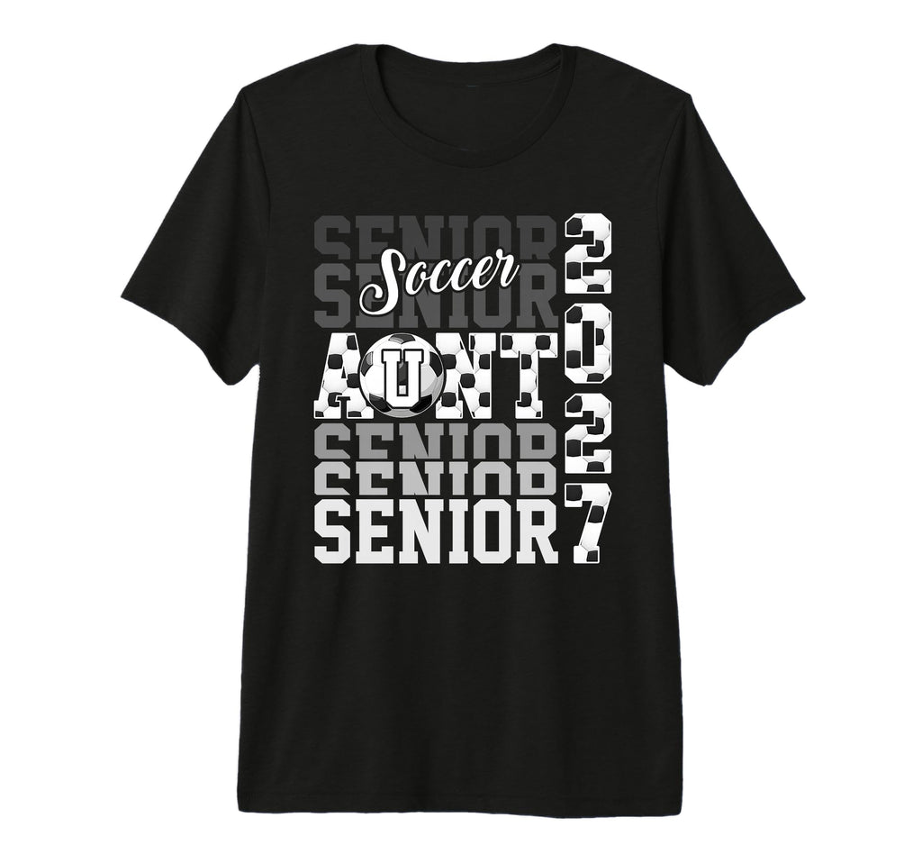 Senior 2027 Soccer Aunt Proud Family T-Shirt - Novelty Apparel Men Women - T-Shirt, Sweatshirt, Hoodie