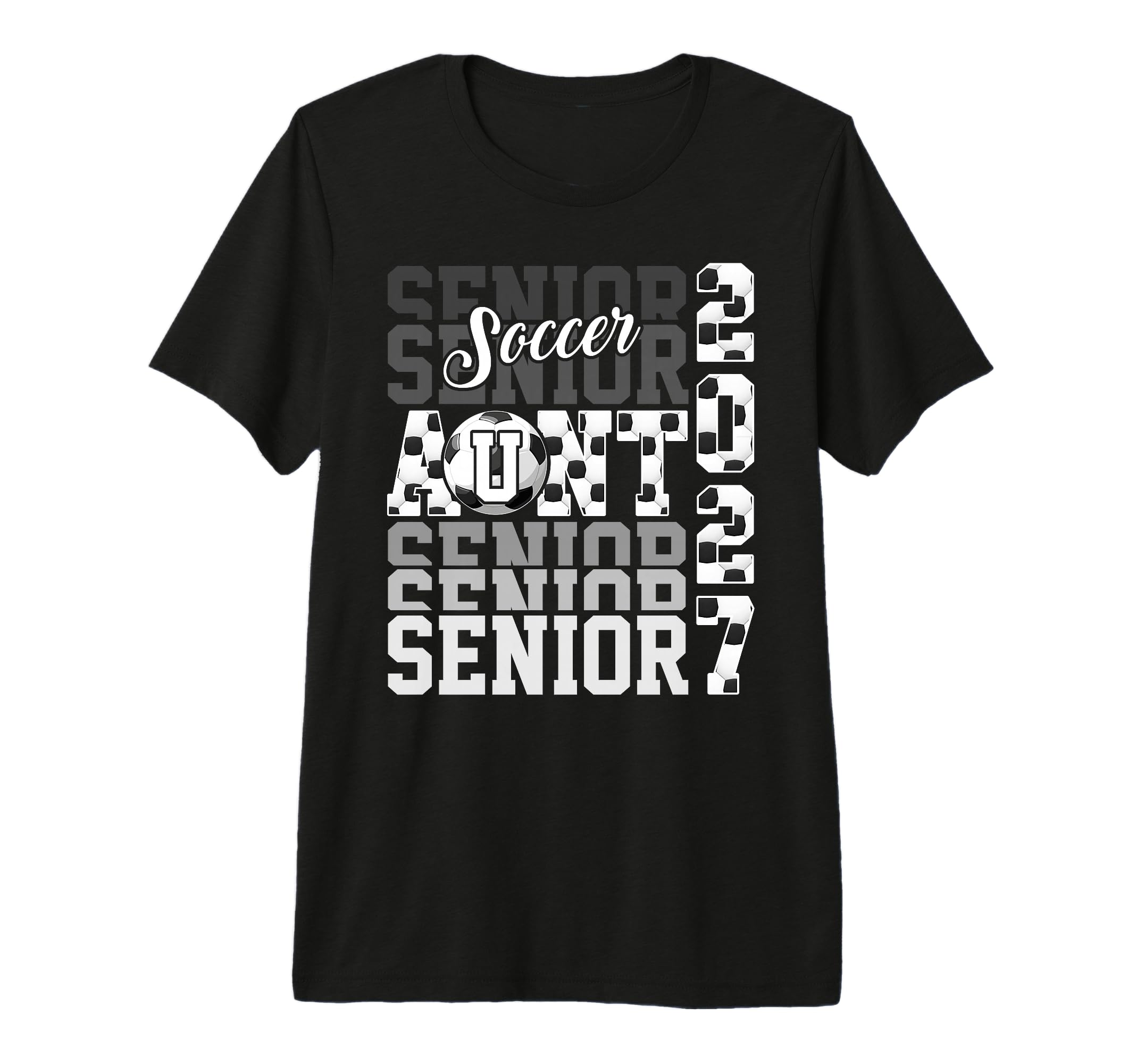 Senior 2027 Soccer Aunt Proud Family T-Shirt - Novelty Apparel Men Women - T-Shirt, Sweatshirt, Hoodie